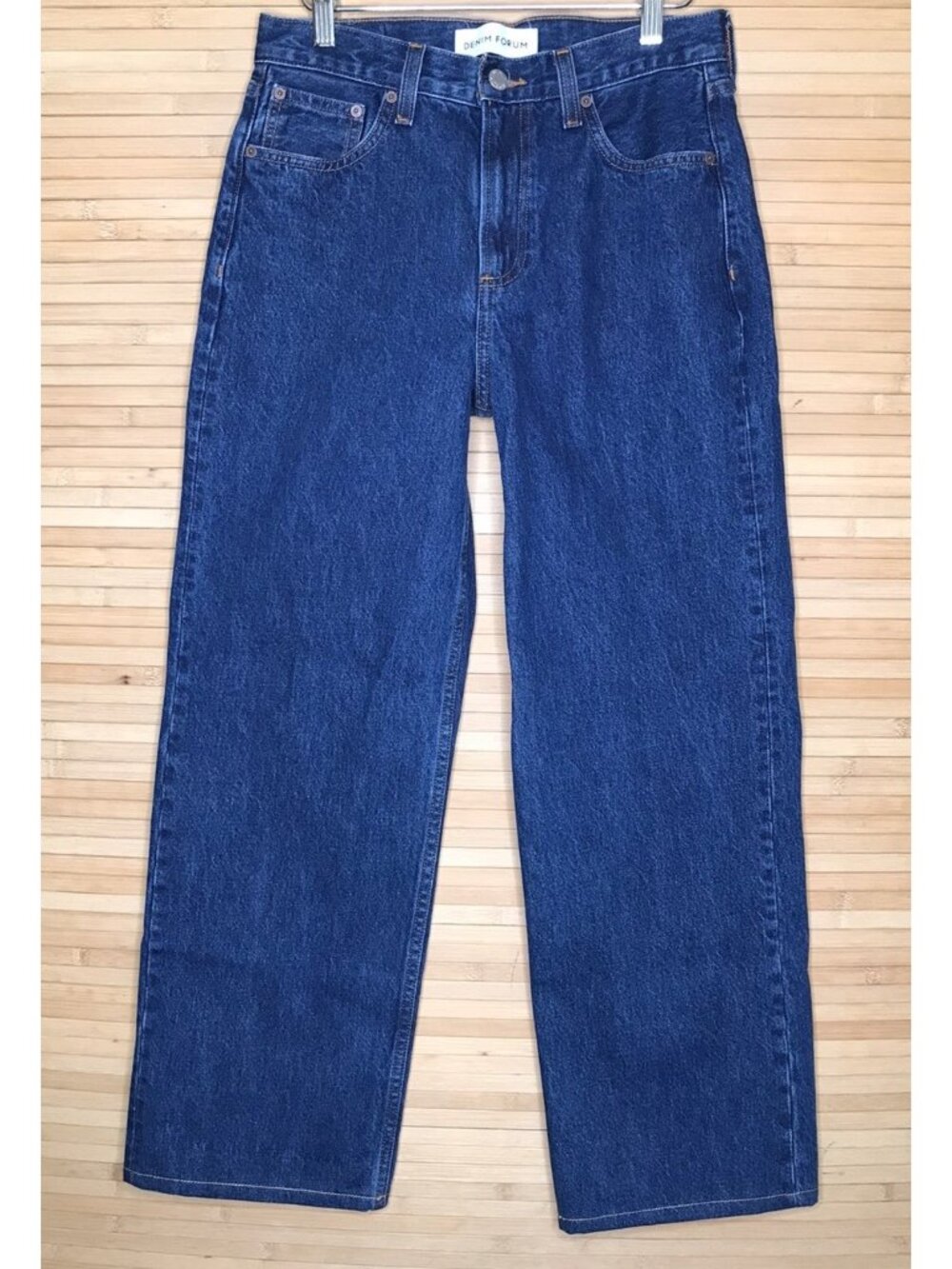 Aritzia Denim Forum Cotton 90's Iggy Low-Rise Baggy Straight Jeans Blue Size 25